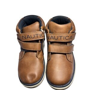 Nautica Toddler Boys Brown Boots Size 12 – Like New